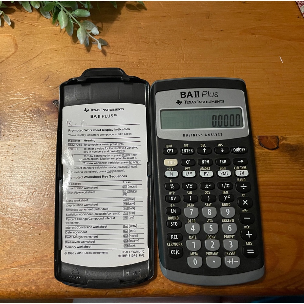 Texas Instruments BA II Plus Calculator